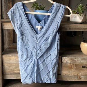 Blue Blouse Tank Top